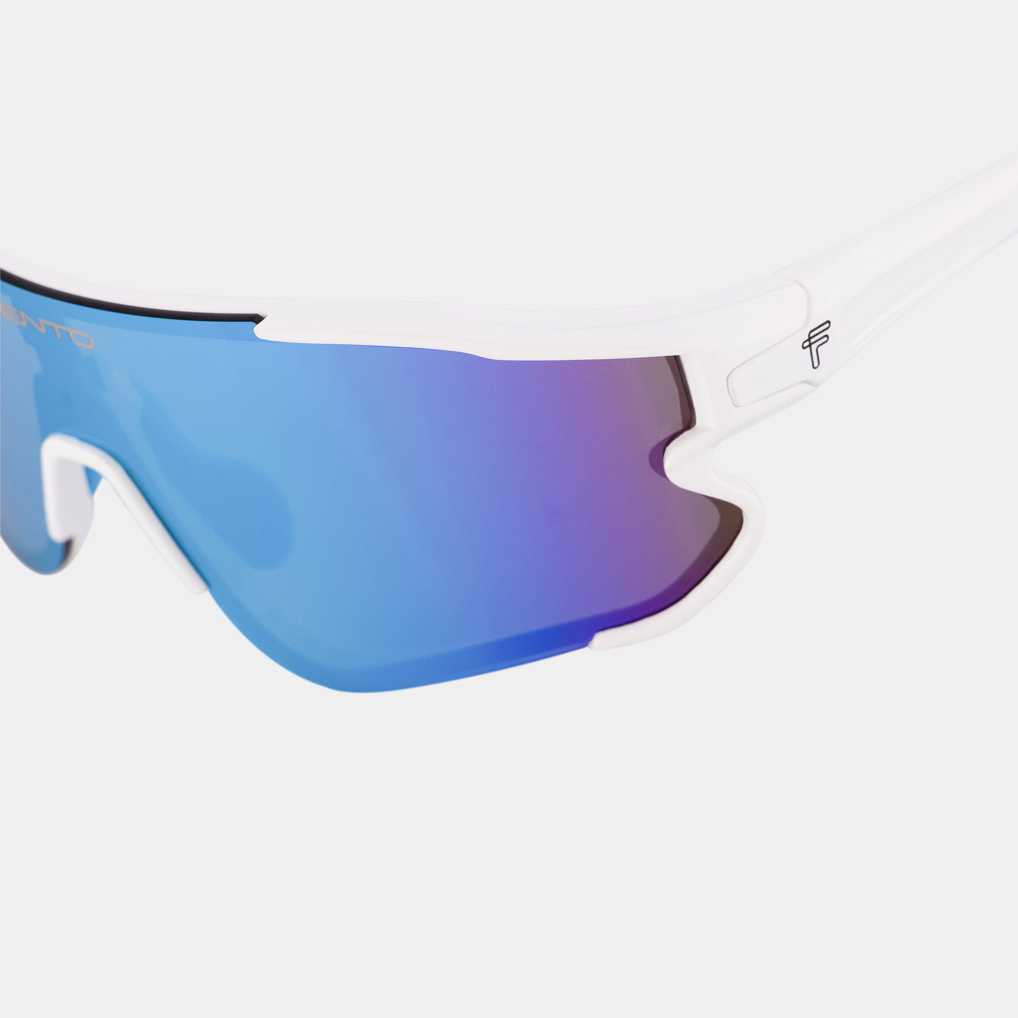 Montura deportiva Skyline TR90 – gafas de sol blancas con detalles azules