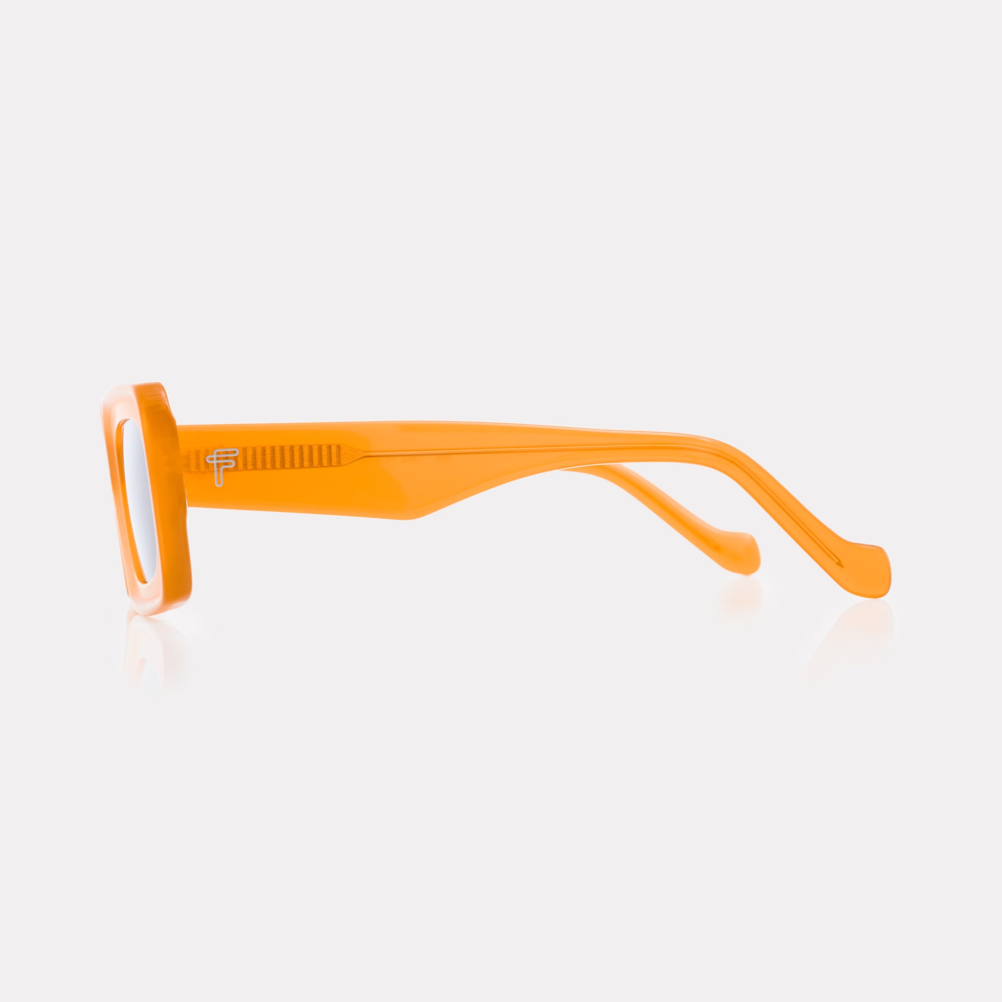 Gafas Cameron Orange en color naranja, fabricadas en acetato, estilo Trendy.