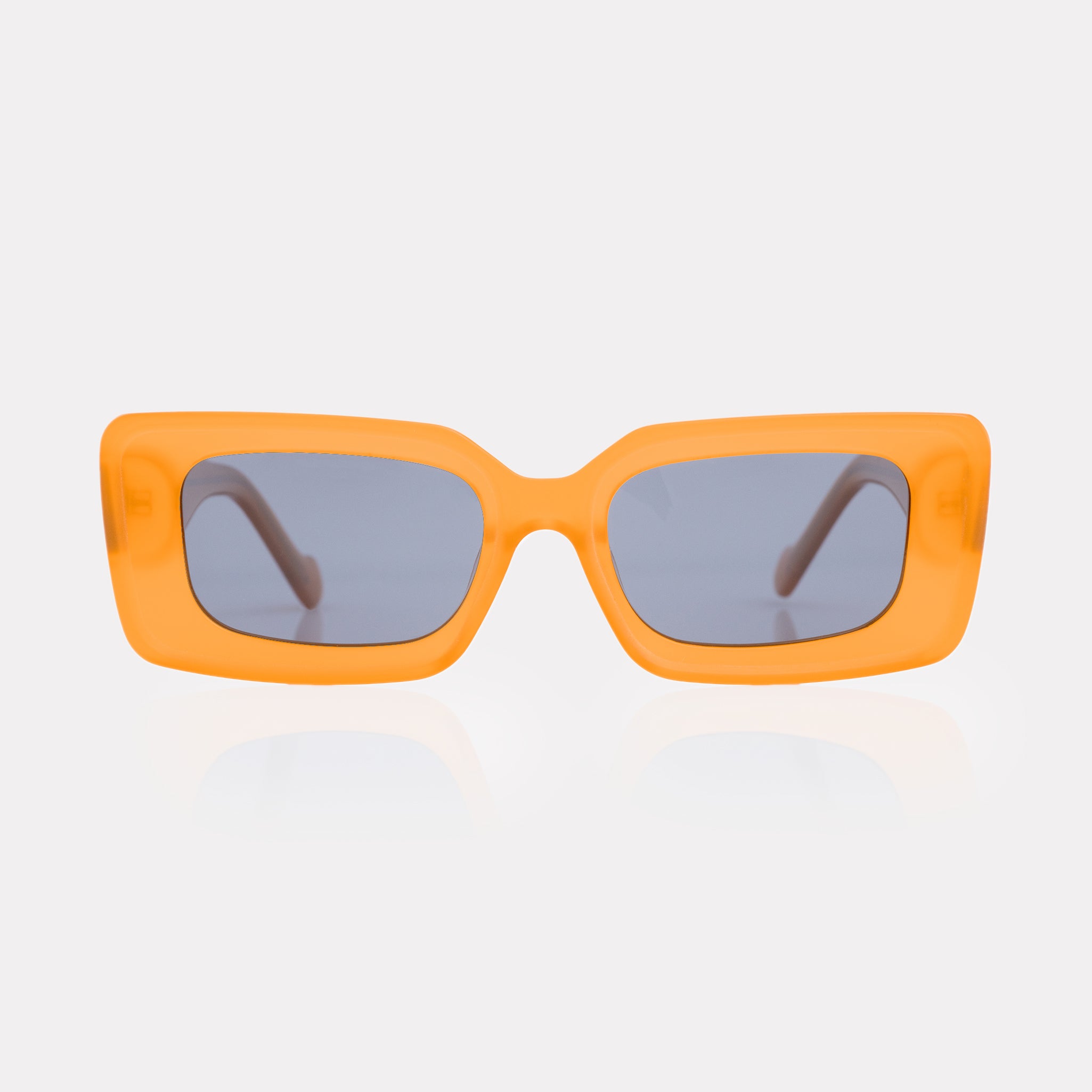 Gafas de sol Cameron Orange de acetato, ideales para un look fresco y trendy.