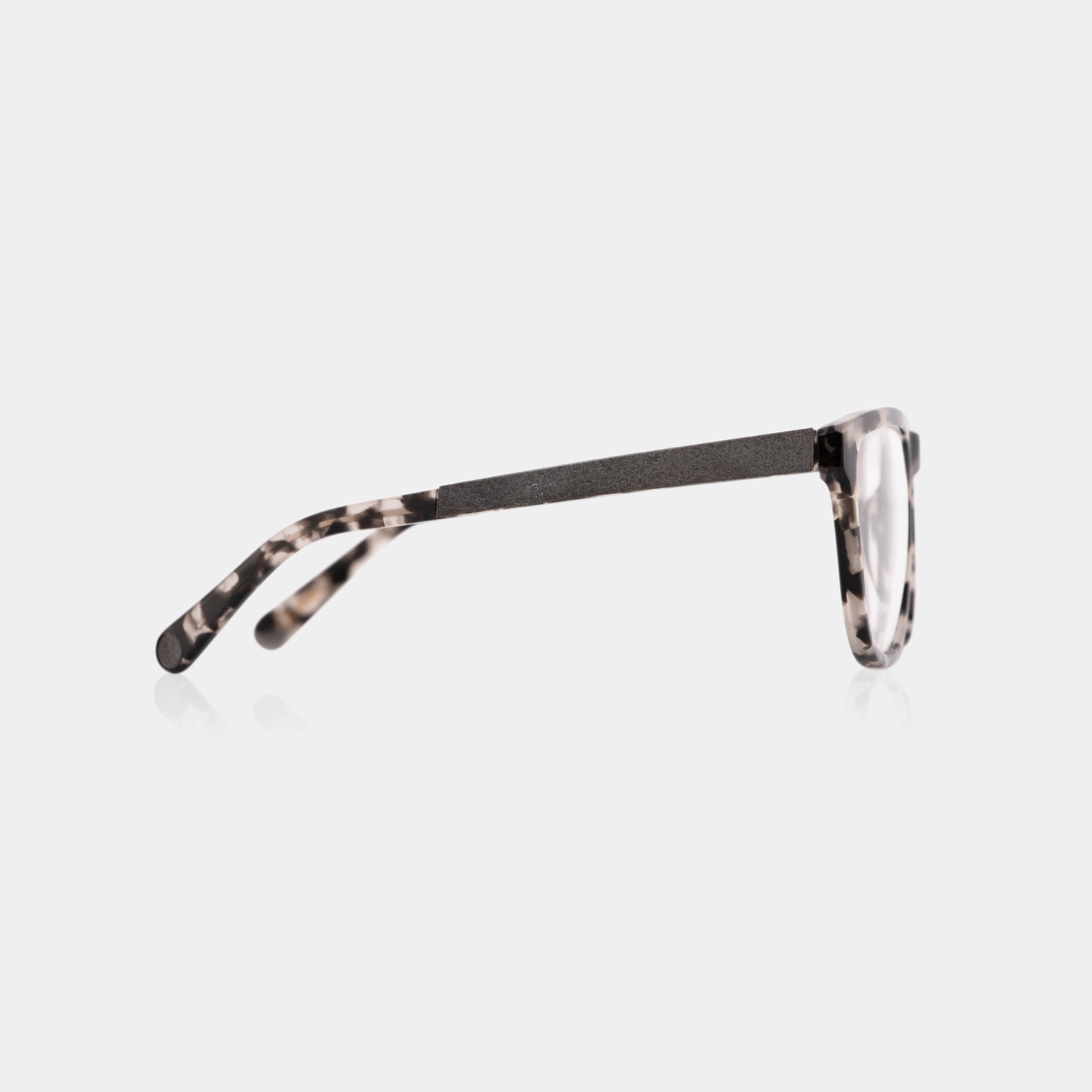Lentes de acetato estilo tortoise gris – modelo Shaper