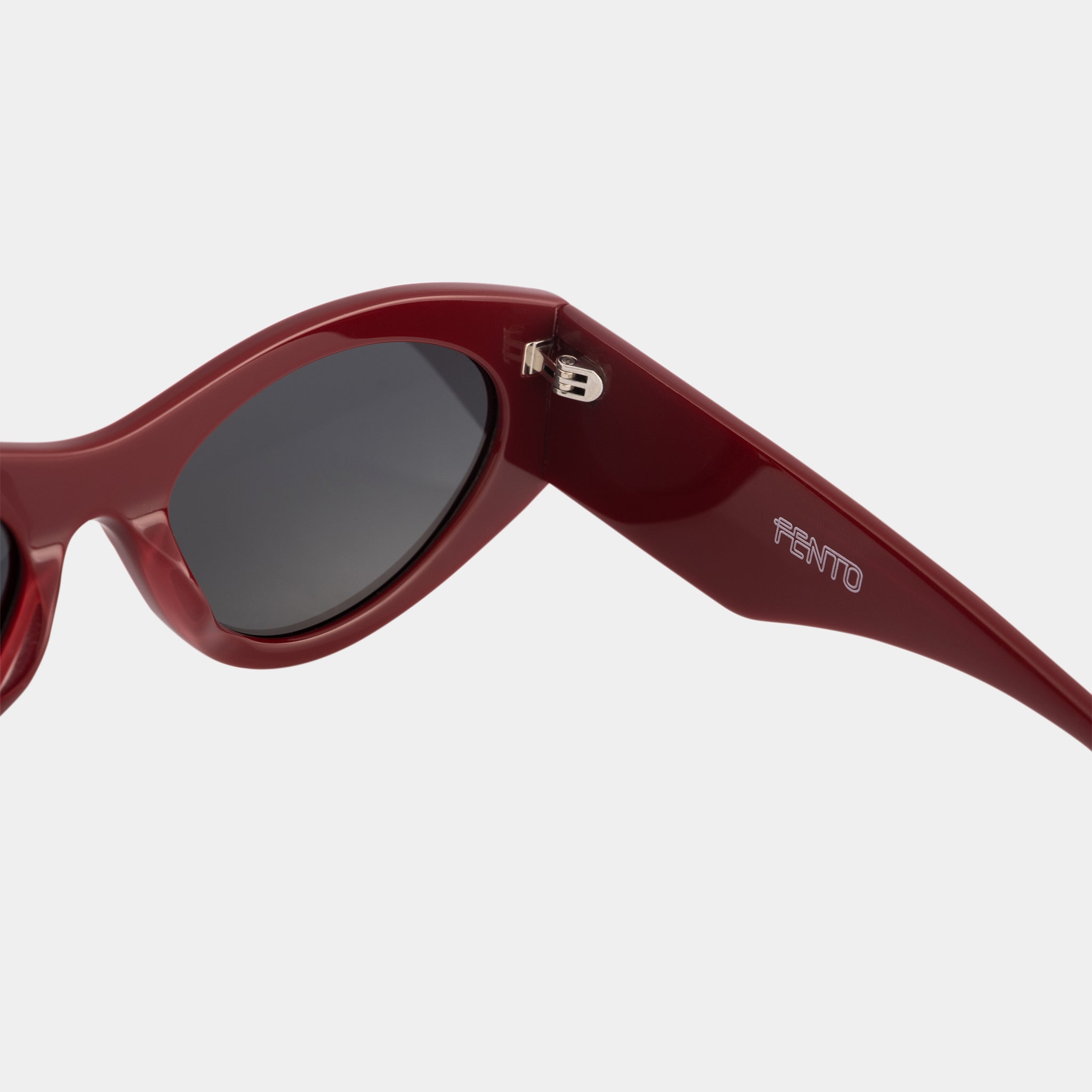Montura de acetato roja Terra – gafas de sol Fento con diseño contemporáneo