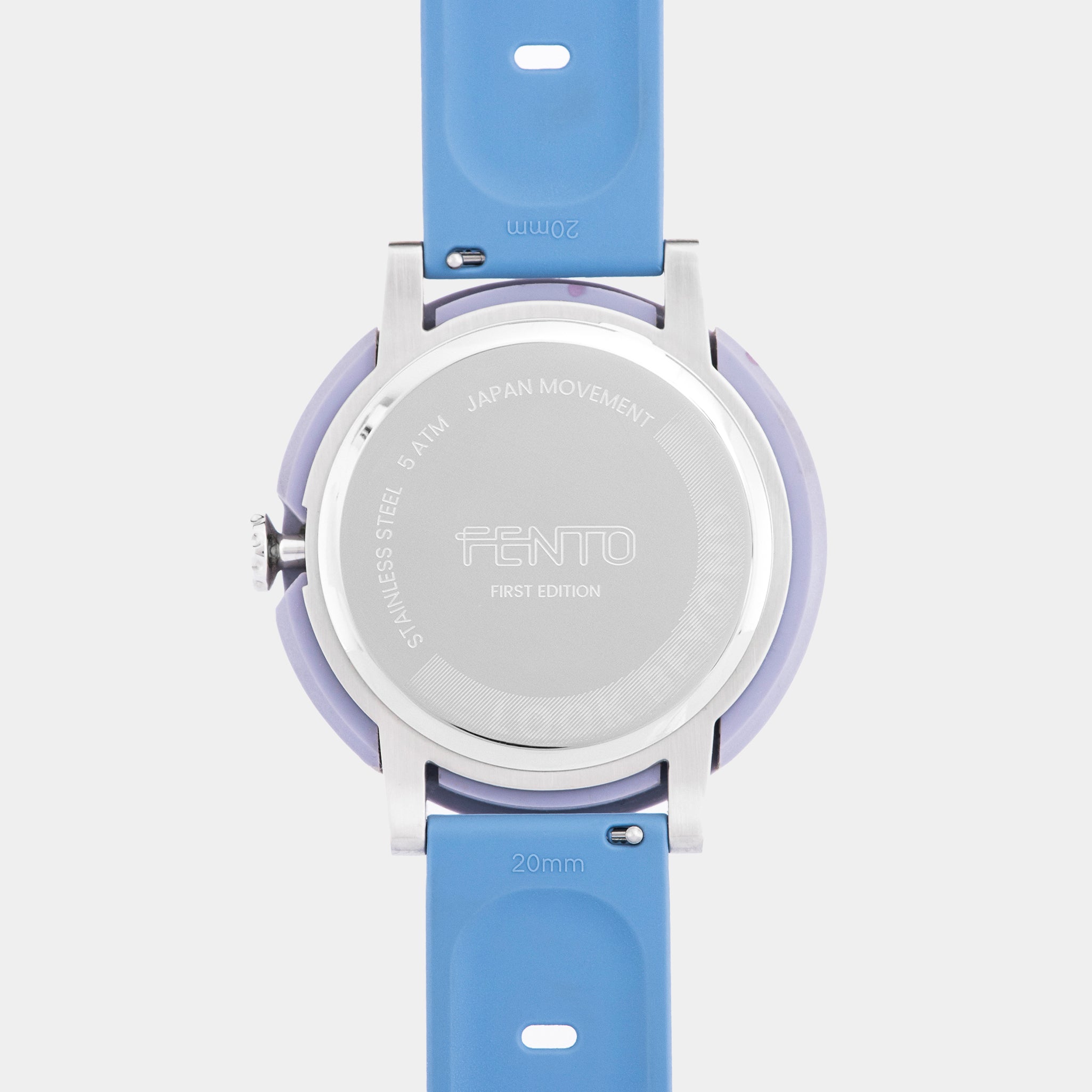 Reloj deportivo para mujer Bolt en color azul-morado, con carcasa de resina morada.