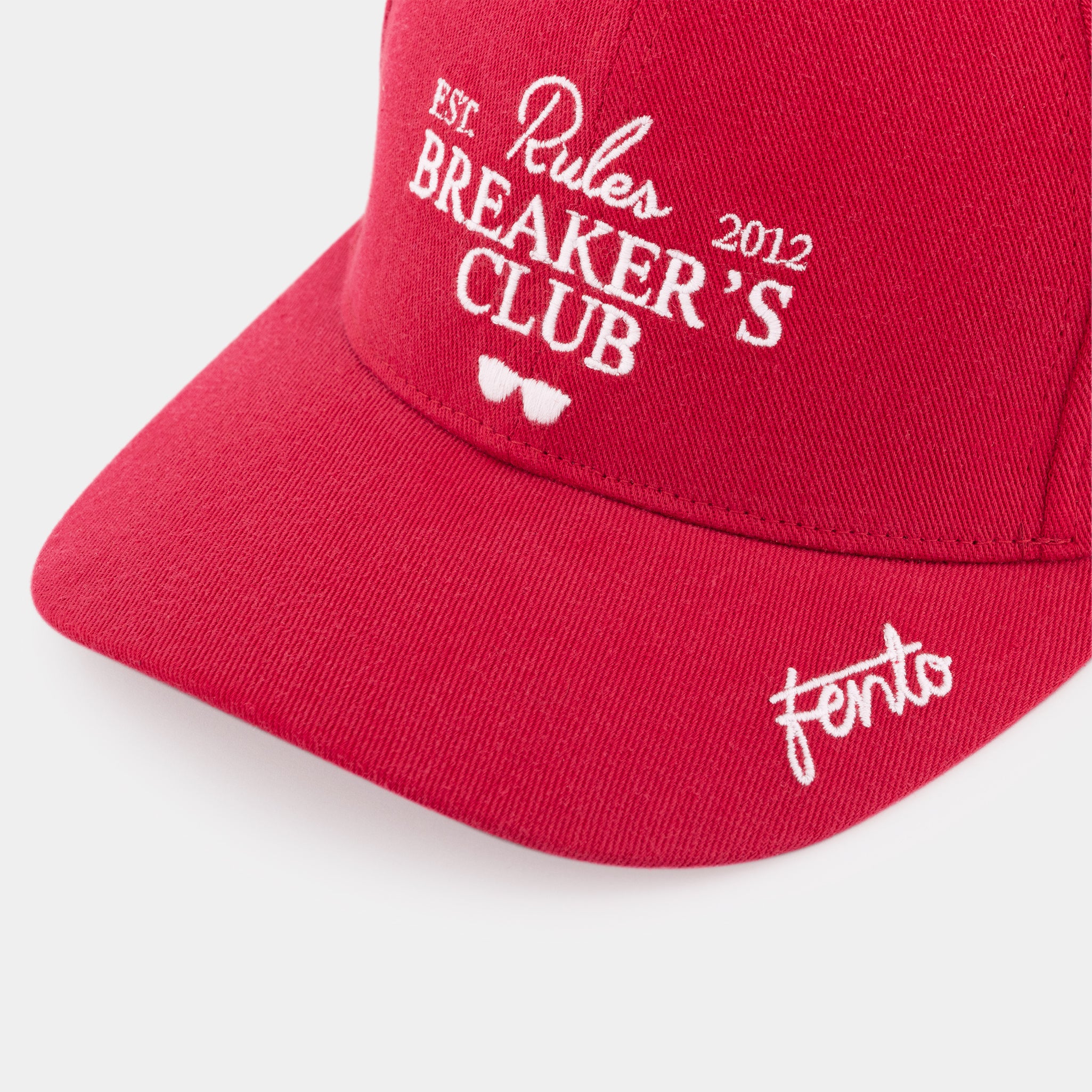 Gorra de béisbol roja Rules Breakers – estilo único y cómodo para cualquier ocasión


