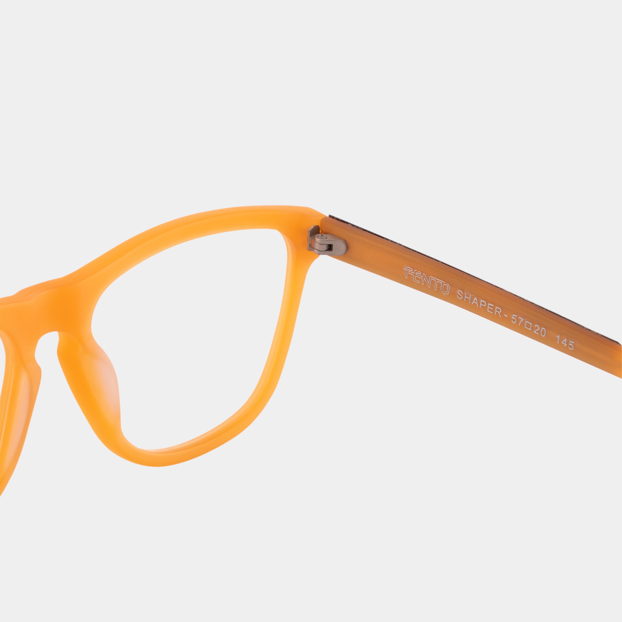 Eyeglasses Shaper con acabado honey yellow – gafas de diseño vibrante