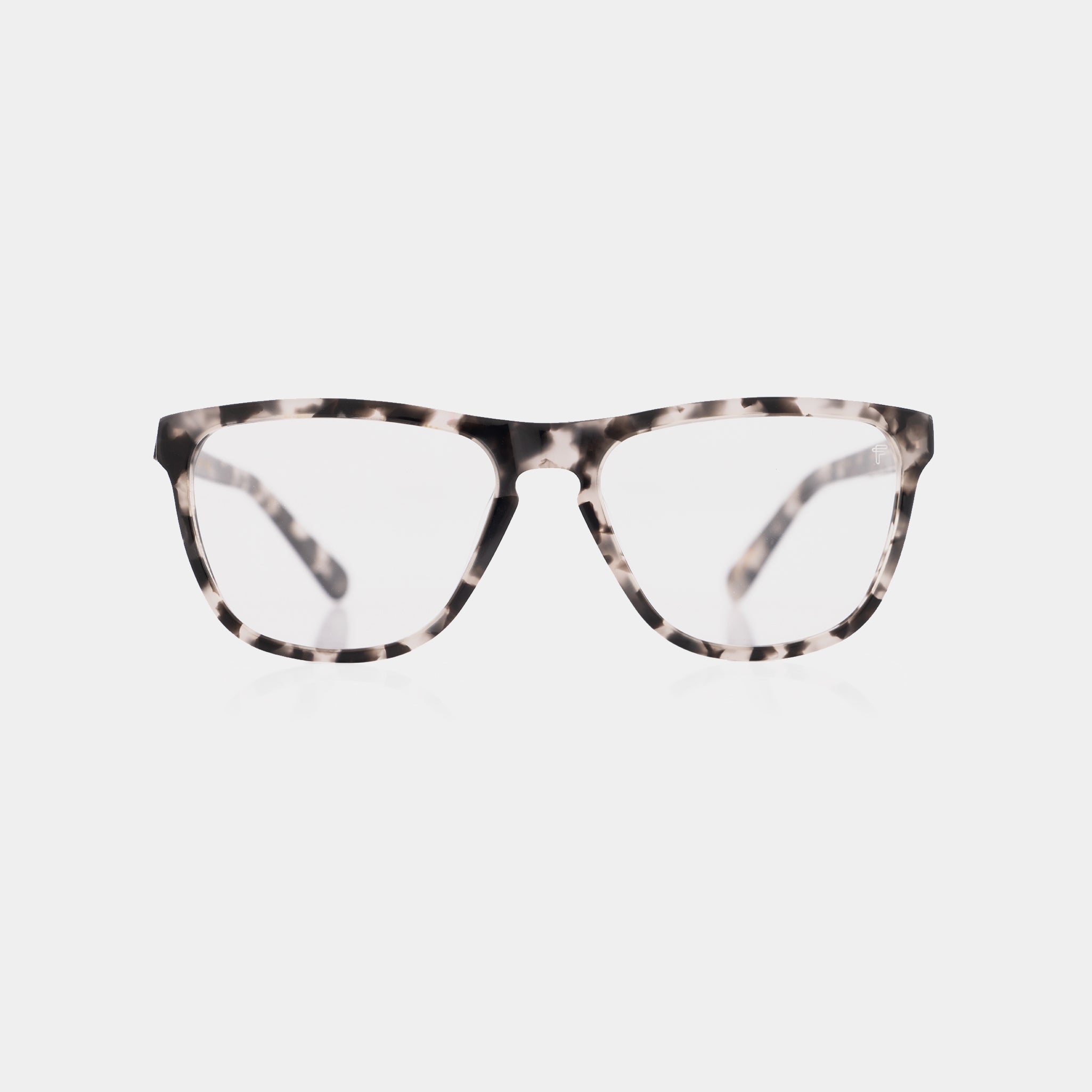 Gafas Shaper en patrón gris tortoise – montura elegante y moderna