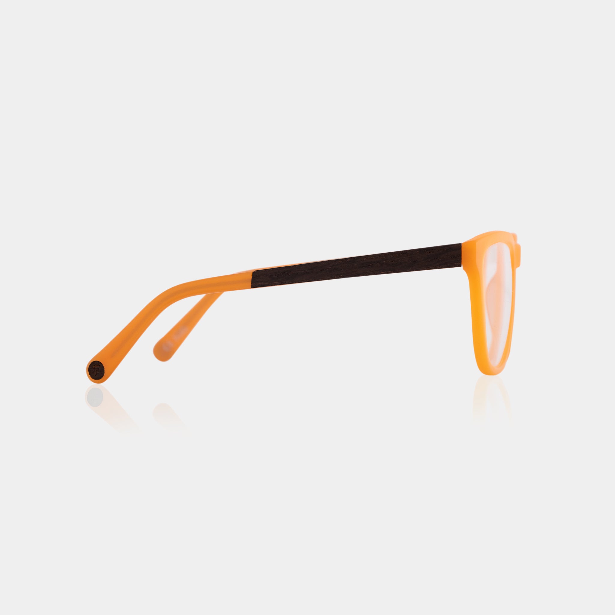 Lentes de acetato amarillo miel – modelo Shaper unisex
