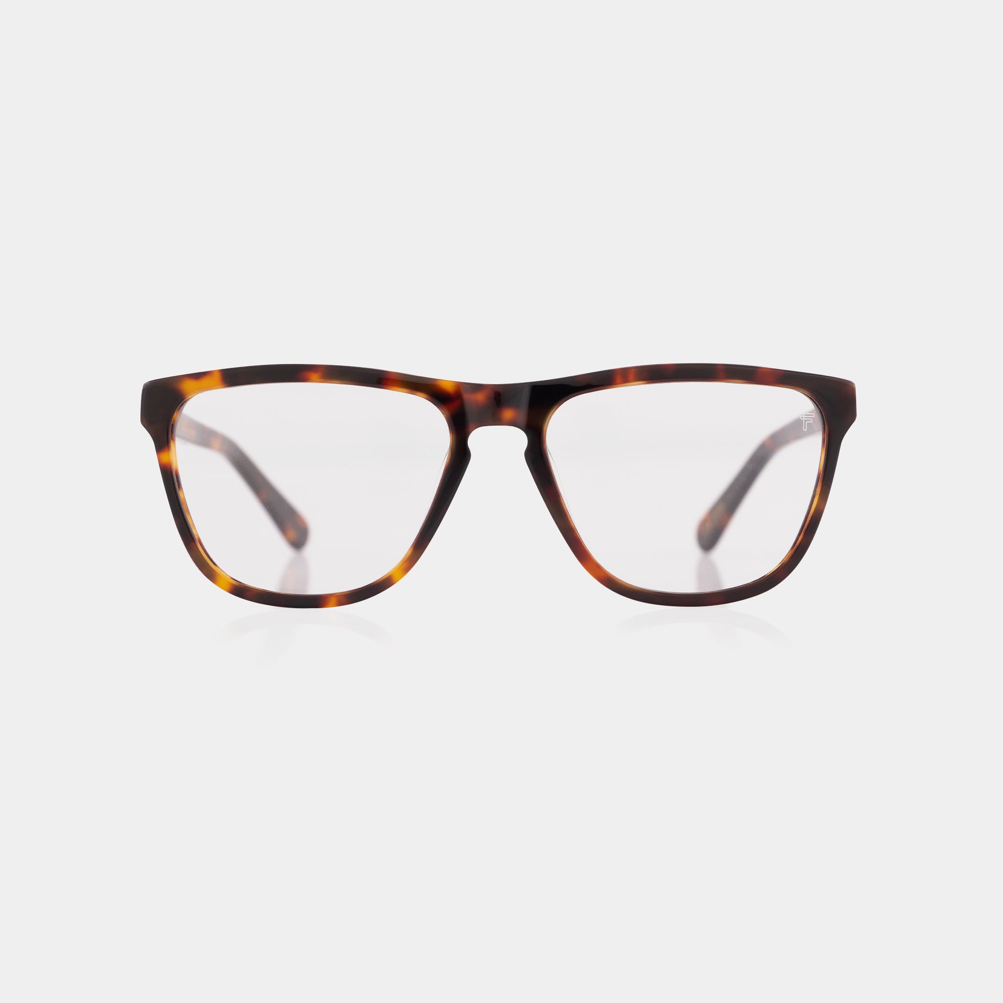 Gafas Shaper estilo tortoise – montura clásica de acetato jaspeado