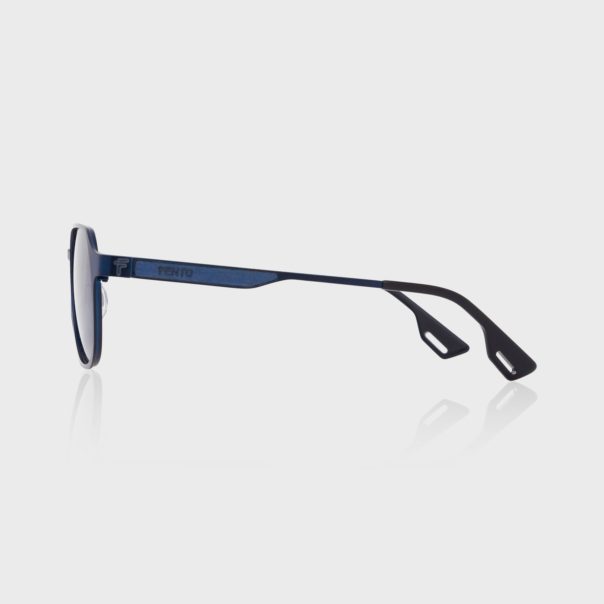 Montura de acero inoxidable Freeport – gafas de sol navy blue modernas